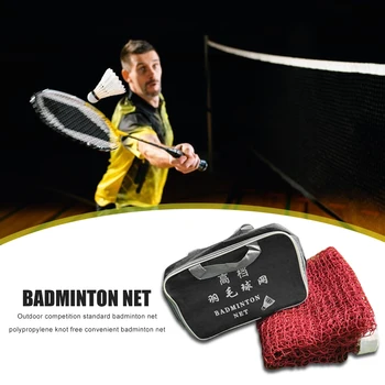 Standard Badminton Neto Usposabljanje Tenis Neto Notranja Zunanja Odbojka 6.1x0.76m za Enostavno Varnosti Vadbe Dodatki