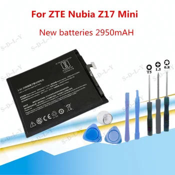 2950mAh Li3829T44P6h796136 Baterija Za ZTE Nubia Z17 Mini NX569J NX569H Baterija+Sledenje + orodja