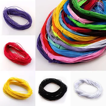 5M 1mm gumico Multicolor Elastična Krog Za Oblačila Pas Stretch Lase Vrv Šivalni Pribor