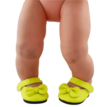 7 cm Lutka Škornji/Čevlji Nositi Za 43 cm Baby Doll 17 Palčni Rojeni Dojenčki Lutke Obleko In Pribor