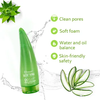 Disaar Aloe Bistvo Facial Cleanser Blage Vlažilno Olje-Nadzor Facial Cleanser