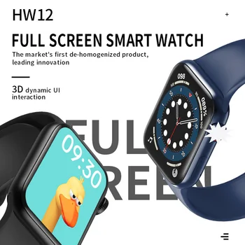 HW12 HW16 Full Screen Smart Watch 44 MM 40 MM Moških AK88 Smartwatch z geslom, Split Bluetooth IWO 16 FK99 plus HW22 Pro Watch