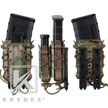 KRYDEX 5.56 mm 7.62 mm + 9 mm Pištolo Revije Torbica kit Tactical Lov Streljanje MOLLE Revije Imetnik Poli Mag Prevoznik Imetnik Set