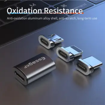 Magnetni Micro USB Adapter Micro USB Ženski Tip C Moški Kabel Magnetni Pretvorniki Priključek Za Xiaomi Huawei Sumsung