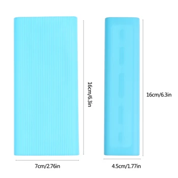 Novo za Xiaomi Moči Banke Lupini Zaščito Primeru Zajema Kože Rokav Zaščitnik Lupini Primerih 30000 mAh Mehke Gume Kritje