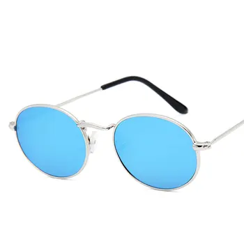 Ovalni Ženske Sončna Očala Luksuzne Blagovne Znamke Jasno, Trendovska Sončna Očala Očala Zlitine Odraslih Očala Črna Očala