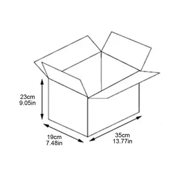 Pravokotne visoke zmogljivosti Embalaža Škatle za Shranjevanje Express Debel Karton Karton Nova