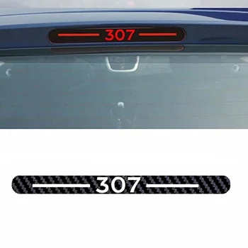 SRXTZM Avto-styling Ogljikovih Vlaken Zavore Nalepke Zadnje Zavorne Luči Nalepke Za Peugeot 206 Peugeot 307 Vinilne Nalepke Avto Styling