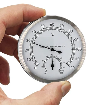 Stenske Savna Temperatura Vlažnost Merilnik Termometer & Higrometer za Prostoru Savna, Parna Soba Gospodinjstvo