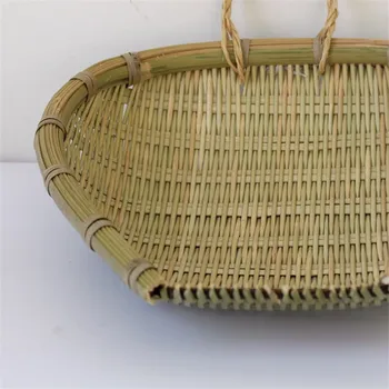 Tradicionalni Bambusa, ročno tkanje smetišnico riž sito, pranje sadja vodni filter rastlinskih za lase odvajanje sušenje bambusa košarico
