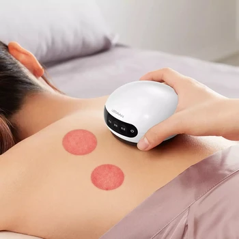 XIAOMI YOUPIN LERAVAN Pametna Električna Cupping Strganje Mini Brezžična Massager Vroče Stiskanje uravnavanje Temperature Magnetno Resonanco