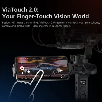 ZHIYUN Weebill S za Sony, Canon Fujifilm Mirrorless Kamere 3-Osni Ročni Gimbal Stabilizator WeebillS Prenos Slike